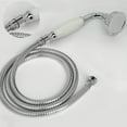 thumbnail image 2 of Bathroom Classical Shower Head, Traditional Telephone Style Handheld Shower, Retro Ceramic Handle Hand Showe Rain Sprayer Showers With 1.5m Hose (chro, 2 of 4