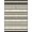 Black And White, Pattern 6, variant on ODIKA 8'x10' Washable Area Rug Durable, Non-Slip Striped Boho With Pinstripe Accents And Ticking Stripe Bands for Living Room, Under Sectional, Family