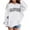 White, variant on Girls Athletic Hoodie Soft Pullover Sweatshirt With Pocket Comfortable Casual Sportswear For Teen Youth