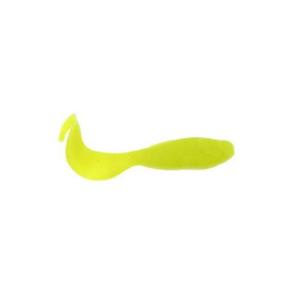 Berkley GMIG3-CH Gulp! Minnow Grub, 3" 11Pk, Chartreuse, Excellent for all species of fish