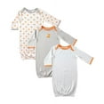 thumbnail image 2 of Luvable Friends Baby Boy Cotton Gowns, Fox, 0-6 Months, 2 of 2