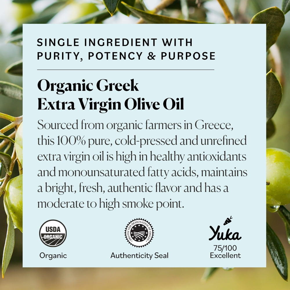 (3 pack) Sky Organics Organic Greek Extra Virgin Olive Oil for Cooking, 16.9 fl oz
