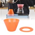 thumbnail image 4 of Flat Bottom Coffee Dripper Pour Over Coffee Filter Cup with Food Grade PP Heatproof Design for Home Restaurant Office Brewing, 4 of 7