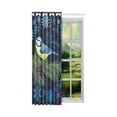 thumbnail image 2 of MKHERT Titmouse Bird Window Curtain Living Room,Bedroom Window Drapes 52x84 inch, 2 of 3