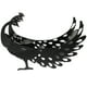 thumbnail image 3 of Portarrollos de papel higiénico de metal con forma de pavo real, 3 of 7