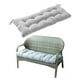 NEGJ Garden Furniture Cotton Wicker Bench Cushions For Lounger Cushion