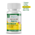 Safrel Aspirin 81 mg (500 Enteric Coated Tablets) Adult Low Dose