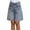 Light Blue, variant on Women Baggy Bermuda Jean Shorts High Waisted Wide Leg Raw Hem Denim Shorts Summer Casual Y2k Jorts