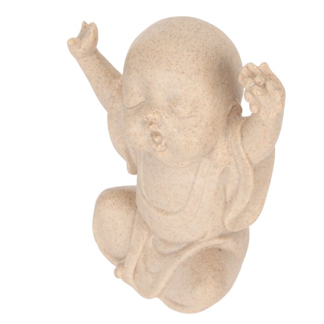 Estatuilla de Buda bebé, estatua de monje bebé, estatua de monje bebé vívida, adorno de estatua de monje, rendimiento inigualable