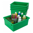 thumbnail image 5 of Storex Plastic Deep Letter Tray, Storage for Documents and Office Supplies, Green, 5-Pack, 5 of 7