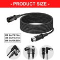 thumbnail image 5 of YIGSECU 3Pin Male to Female Microphone Cord Cable for Sound Equipment Microphone Adapter for Live Streaming Accessories, 5 of 8