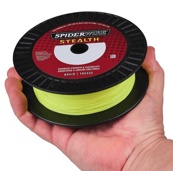 SpiderWire Stealth® Superline, Hi-Vis Yellow, 50lb