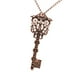 thumbnail image 4 of de Cadena Colgante en apariencia de Llave Vintage de 2 Piezas, Joyería para El Cuello Unisex, 4 of 9