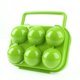 thumbnail image 3 of Caja De Almacenamiento De Huevos Organizador de almacenamiento de huevos de plástico con soporte para huevos de 6 rejillas portátil para equipo de Camping de viaje Sywqhk Libre de BPA, 3 of 9