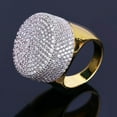 thumbnail image 6 of Bling Punky Rappers Rings for Men Luxury Shiny Rings Big Iced out Hip Hop Cubic Zirconia Men Rings, 6 of 9
