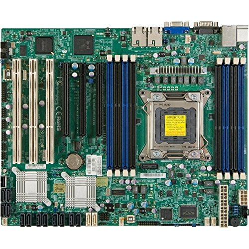 Supermicro X9SRE Server Motherboard - Intel C602 Chipset - Socket R LGA-2011 - Retail (MBD-X9SRE-O)