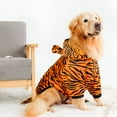 thumbnail image 5 of BT Bear Large Dog Halloween Costume, Tiger Cosplay Costume for Dog, Cute Funny Dog Hoodie Coat, Warm Apparel Pet Winter Clothes for Medium Large Dogs Tiger 4XL, 5 of 6