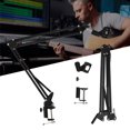 thumbnail image 1 of Microphone Ciseau Support, Stable Ferme Fixation Réglable Micro Support de Bras pour la Maison, 1 of 8