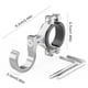 thumbnail image 2 of Soidarity Gancho para manillar de motocicleta o bicicleta, gancho Universal de 18mm-40mm, barra transversal de Metal, accesorios para manillar de Type3 NO3, 2 of 6
