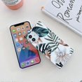 thumbnail image 3 of UBIUO Luxury Cute iPhone 11 Square Case, Stylish White Flower Soft Silicone Case for Women Slim Protective Matte Girly Case Cover Designed for iPhone, 3 of 4