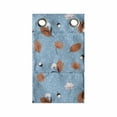 thumbnail image 1 of Autumn Hanging Pocket Organizer, Foliage Dry Leaves Pine Nuts Hand Drawn Flower Elements Fall Season, Printed Polyester Storage Bag with Pockets, 9" x 16", Pale Sky Blue Salmon, 1 of 2