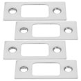 thumbnail image 2 of 4pcs Deadbolt Strike Plates Door Backplates Stainless Steel Plates Door Covers, 2 of 9