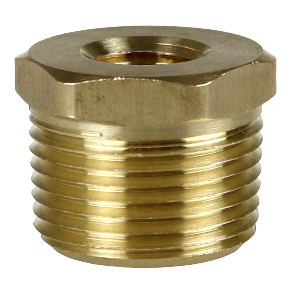 Fittings 10 14 Npt Female X 38 Npt Male Brass Pipe Fitting38 Inch Npt Male To 14 Inch Npt 