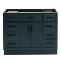 Ariel Hepburn 42 In. Single Sink Base Cabinet In Midnight Blue