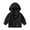 Black, variant on WOLLED Kids Baby Boys Spring Fall Jackets Toddler Hooded Trench Coat Boys Solid Colour Outerwear for 1-7 T
