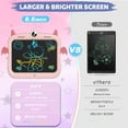 thumbnail image 5 of LCD Writing Tablet Doodle Board, Colorful Drawing Pad for Kids, Mess Free Coloring for Toddlers, Educational Birthday Toys Gifts for 3-9 Year Old Girls Boys, 5 of 7