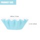 thumbnail image 2 of OUNONA 100Ud Paper Baking Cups Para Cupcakes Y Muffins Color Azul Para Repostería, 2 of 5