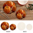thumbnail image 4 of SKYSONIC Pumpkins with Wheats Trivet Pot Holders Pads, Set of 2 Harvest Season Pot Holder Heat Resistant Trivets Cotton Thread Weave Mats Kitchen Table Decor, 4 of 7