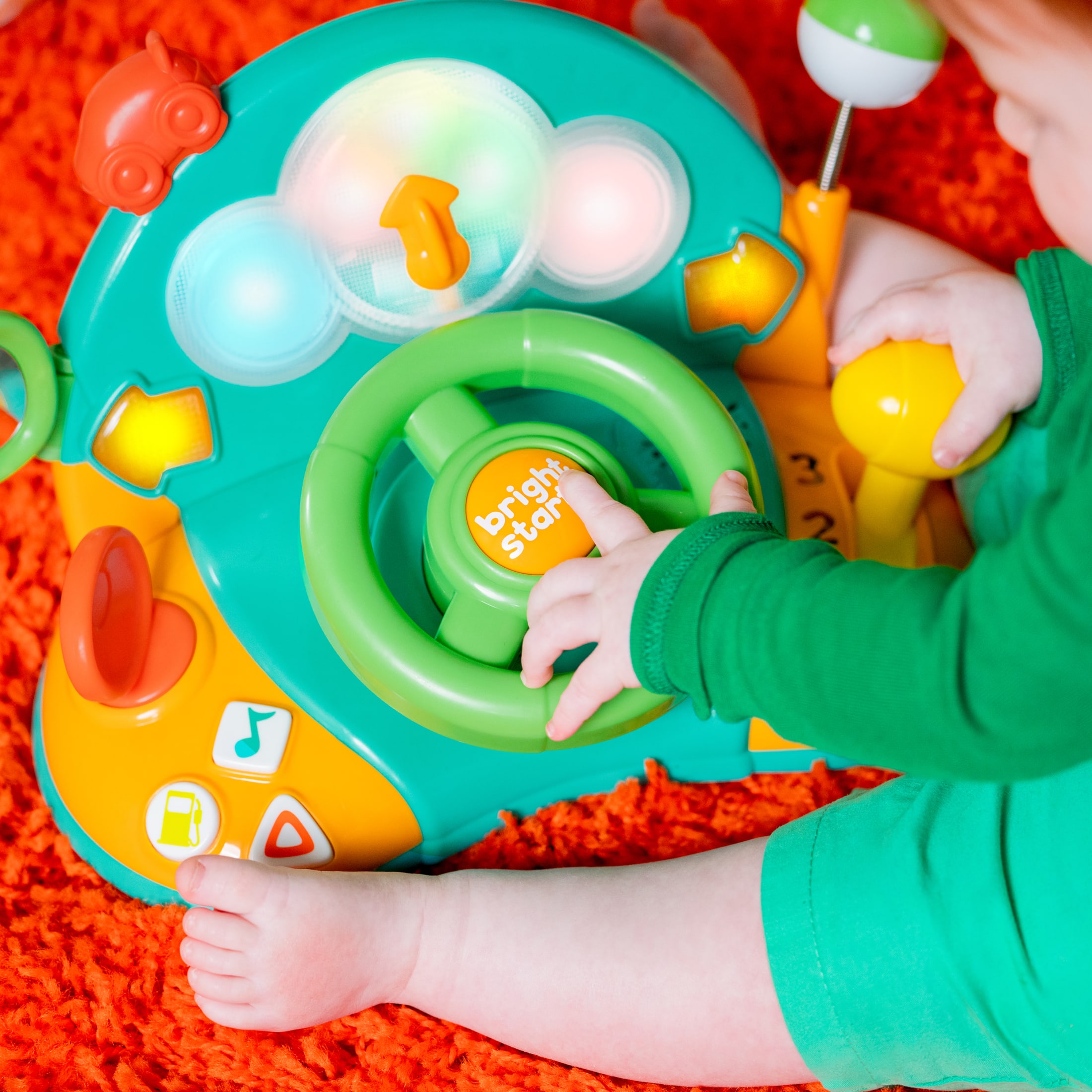Bright Starts Lights & Colors Driver Electronic Learning Toy with Melodies, Ages 6 Months + - image 5 of 18
