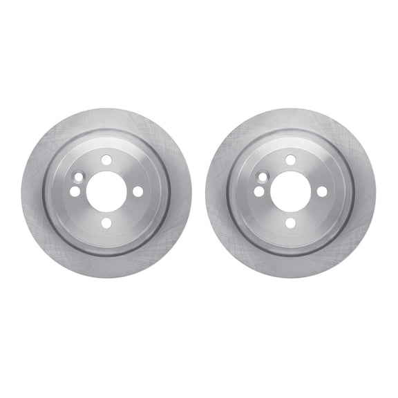 Dynamic Friction Company Rear Brake Rotors 6002-32007