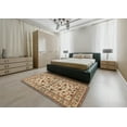 thumbnail image 5 of Ahgly Company Machine Washable Indoor Square Traditional Dark Sienna Brown Area Rugs, 4' Square, 5 of 7