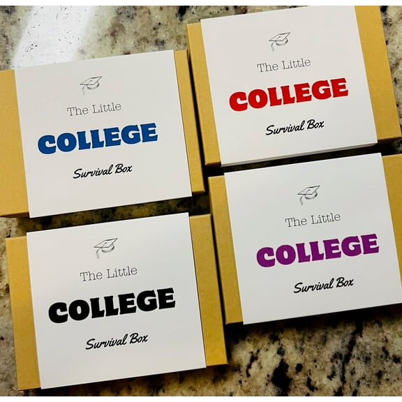 College Survival Box, College Gift Box, Gift Card Holder, Money Holder, College Care Package