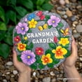 thumbnail image 6 of Grandma&rsquo;s Garden Floral Stepping Stone, 9.5" Decorative Outdoor Decoration, 6 of 7