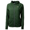 thumbnail image 2 of Women's Cutter & Buck Hunter Green Florida A&M Rattlers Adapt Eco Knit Full-Zip Hoodie, 2 of 3