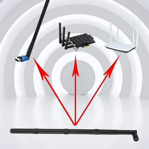 TOPINCN WiFi Antenna, 18DBI Antenna , W218 WIFI 2.4GHz 18DBI High Gain Wireless Network Card Router Antenna