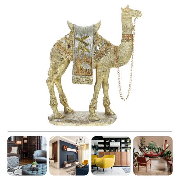 OULII Fake Camel Decor Resin Decorative Camel Home Decor 1Pack