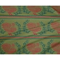 thumbnail image 4 of oneOone Polyester Lycra Fabric Stripe|Leaves & Hen Block Printed Craft Fabric BTY 56 Inch Wide, 4 of 4