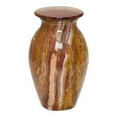 thumbnail image 2 of Perfect Memorials Tiger Eye Stone Keepsake Cremation Urn, 2 of 4