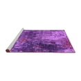 thumbnail image 2 of Ahgly Company Machine Washable Indoor Rectangle Oriental Purple Industrial Area Rugs, 2' x 5', 2 of 4
