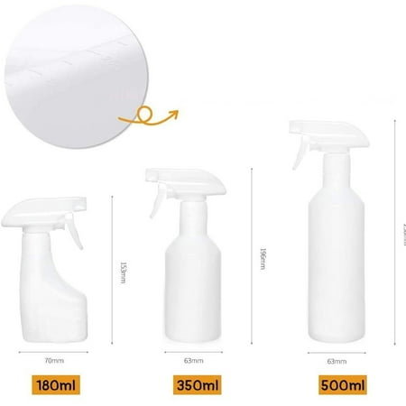 

Yrtoes Water Bottles Kids Squeeze Bottles 4PCS Spray Bottle Two Injection Gardening Liquid Refill Large Capacity 500ML