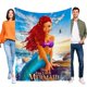 thumbnail image 1 of La Sirena Negra anti-pilling, suave, ligera, esponjosa y acogedora de lujo para hogar y cocina – Perfecta para niños y adultos,100X130cm, 1 of 6
