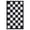 Black and white, variant on EastVita 8 X 10 ft Plastic Black Dark Brown Rectangular Beach Front Porches Patio Picnic RV Camping Garage Grid Modern Area Rug