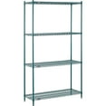 thumbnail image 2 of Global Industrial 18368G 36 x 18 x 86 in. Nexel Poly-Z-Brite Wire Shelving, Green, 2 of 4