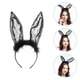 thumbnail image 2 of 1 diadema de encaje con orejas de conejo para fiesta, adorable diadema decorativa para fiesta, 2 of 7