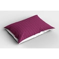 thumbnail image 2 of Ambesonne Antique Oriental Pillow Sham 2 Pack, Magenta Floral Art, 26"x20", Magenta Lilac, 2 of 3
