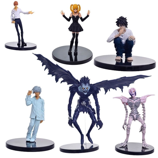 Figura de anime coleccionable Death Note Ryuks, 6 unidades/lote